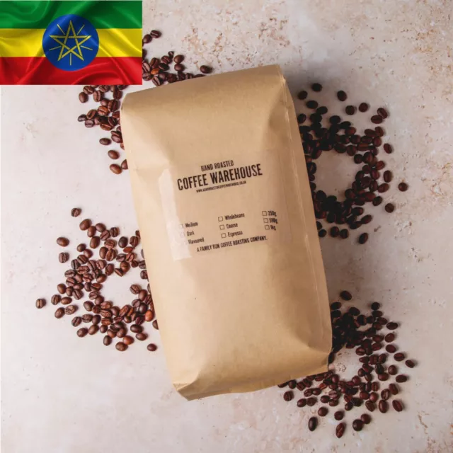 Ethiopian Djimmah 100% Arabica Freshly Hand Roasted Coffee Beans in UK