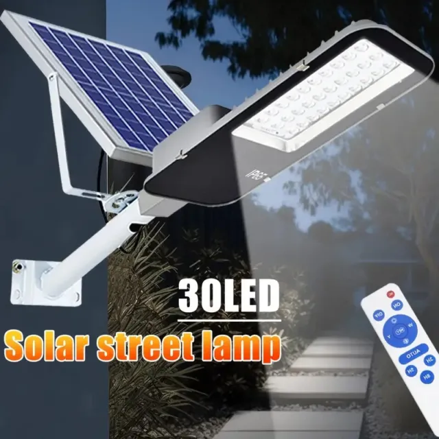 5000 Lumens Solar Powered Flood Lamp Street Lights with Remote Control for Yard
