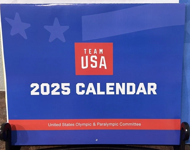 TEAM USA OLYMPISCHE Spiele 2024/2025 WandkalenderSEP 2024/DEZEMBER