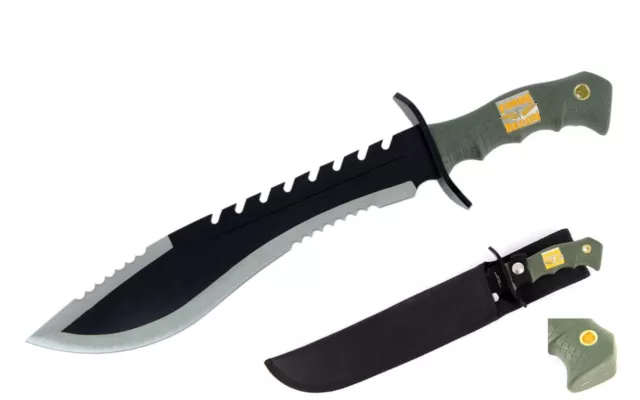 USMC Recon Saw back Bowie Knife