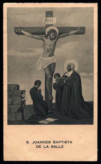 santino-holy card"S.GIOVANNI BATTISTA DE LA SALLE