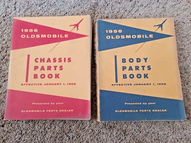 1956 Oldsmobile Chassis & Body Parts Manuals