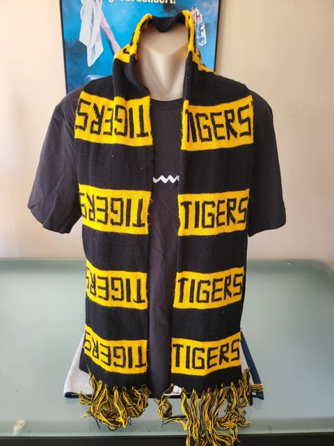 GLENELG TIGERS SANFL VFL 1980's Scarf PicClick AU