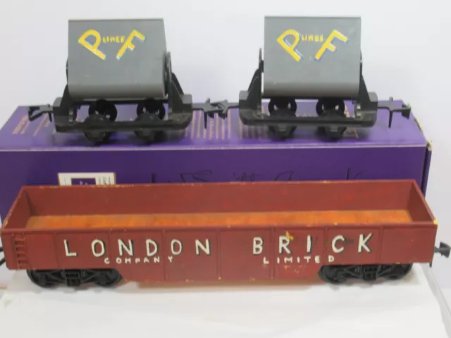 Tri-Ang Big Train  2 X Side Tipping Wagons & Gondola. Code 3 3