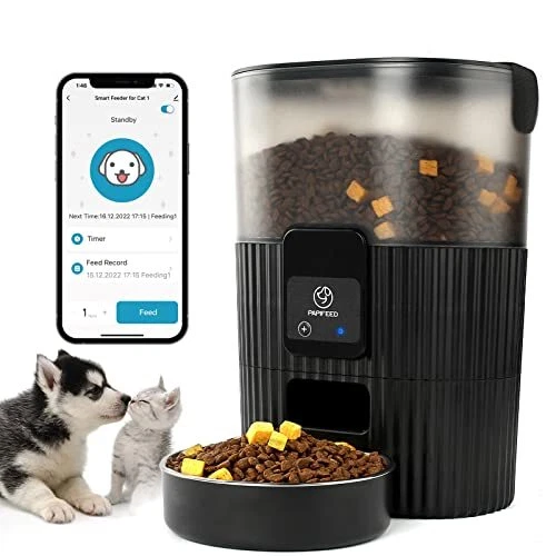 AUTOMATIC CAT FEEDERS with Smart APP Control WiFi Enabled Pet Dry Food