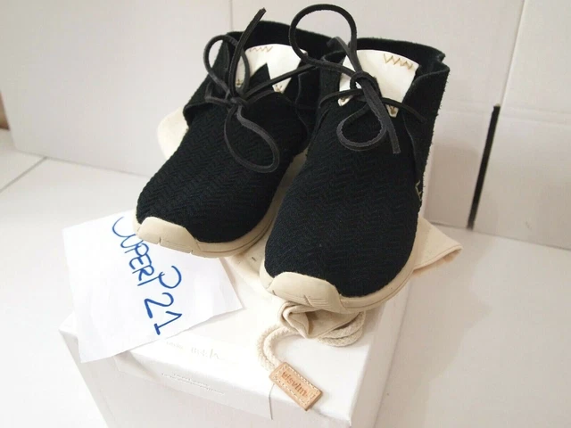 Chaussures Visvim Huron Mesh Moc-Folk - Taille US 9.5 Homme - Noir - Neuves En Boîte - Prix Neuf $695
