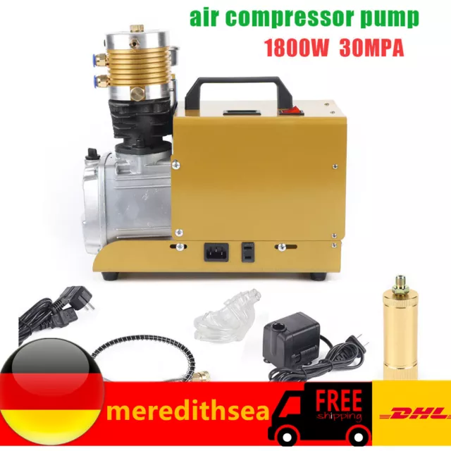 130 L/min 300BAR 4500 PSI Hochdruck Kompressor Luft Luftpumpe Öl-Wasser-Trenner