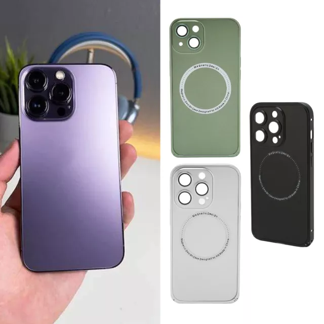 Magnetic Phone Case With Camera Lens Protector Cell Mobile Phone Protective CMM