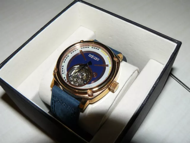 Great real tourbillon (carrousel type) Nautec/No Limit watch, like new, sapphire