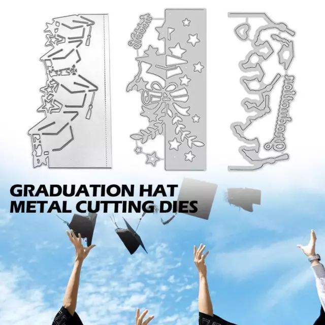 Graduation Hat Metal Cutting Dies DIScrapbooking Paper Crafts Cards e D1X5