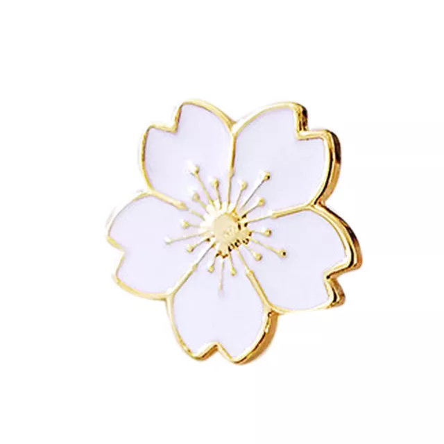 1Pc New Japanese College and Wind Girl Beautiful Cherry Blossom Brooch Uniform