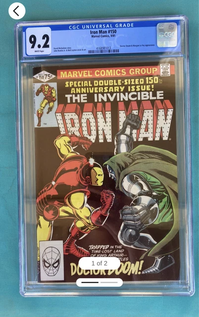 Invincible Iron Man 150 CGC 9.2 Classic Cover Dr. Doom