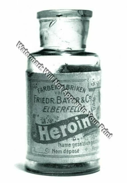 Antique Vintage Big Pharma Photo Odd Freaky Strange Heroin P2