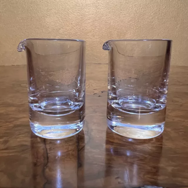 Cocktail Mixing Shot Glasses Pair