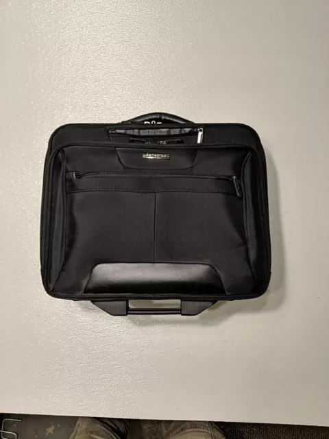 Samsonite 2 Wheeled Business Case, 16"H x 17"W x 9 1/2"D, Black