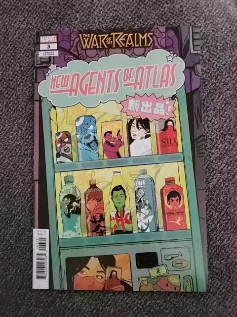 War of the Realms New Agents of Atlas #3 - 1:25 Annie Wu Variant Marvel 2019
