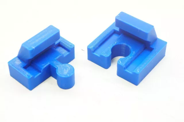 Wooden train track Stop Track Block for Brio & Ikea Buffer End Bumper BLUE