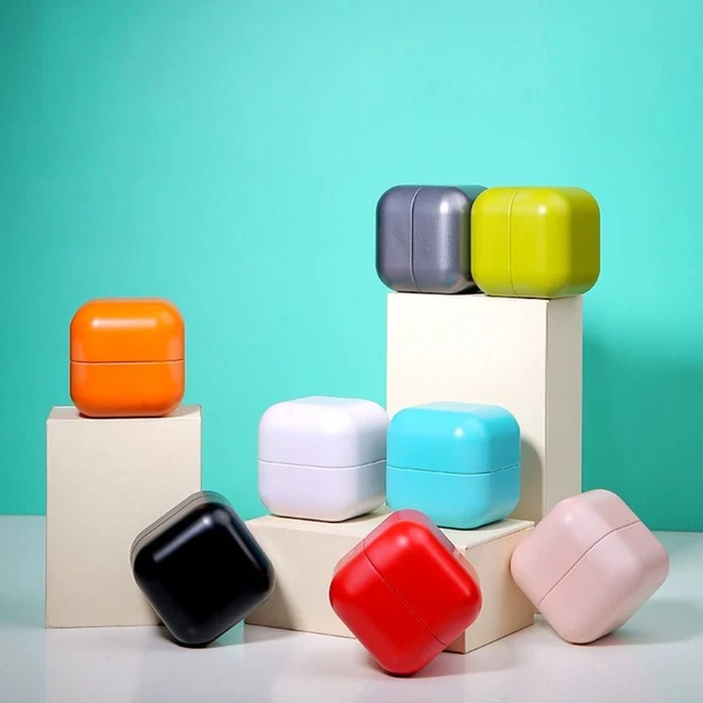 12pcs Square Tin Storage Box With Lid Sealed Jar Portable Mini Tin Box  Candy