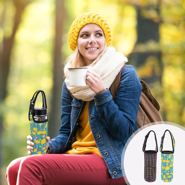 2 piezas botella Hot Sleeve Bag portabotellas de agua