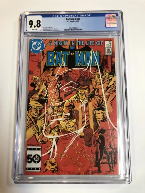 Batman  (1985) # 383 (CGC 9.8 WP) Doug Moench Story