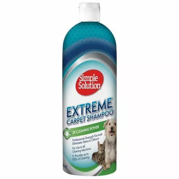 Simple Solution Extreme Carpet Shampoo 1 Litre. Cat / Dog Carpet Shampoo