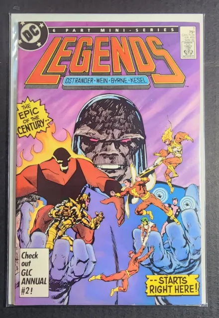 Legends #1 -Darkseid Cover 1st App Amanda Waller John Byrne 1986 VF-