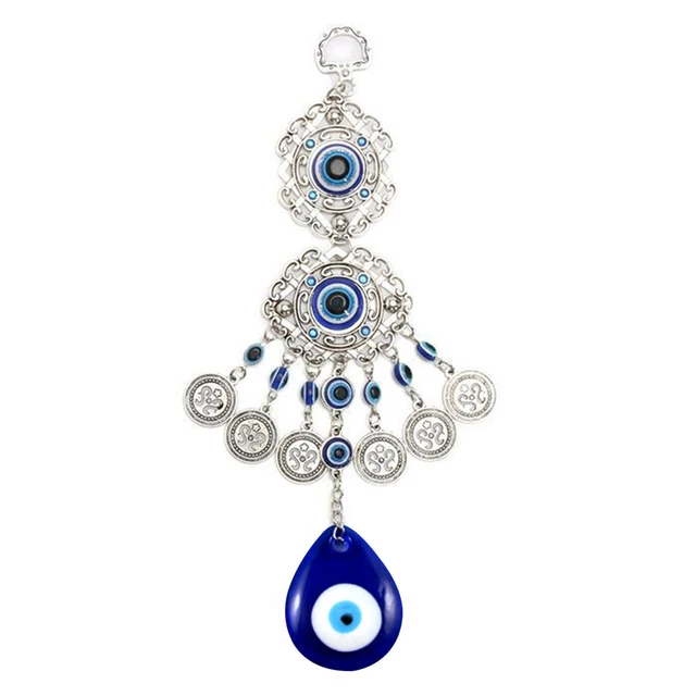 Turkish Blue Eyes Wind Chimes Wall Hanging Ornament Garden Home Decor (B) FS2#