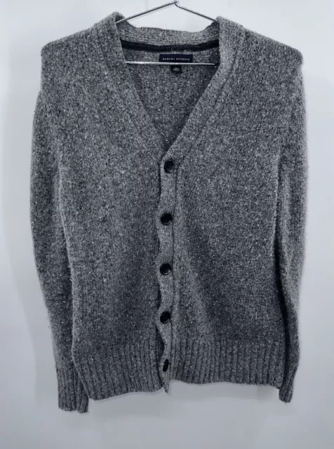 Banana Republic Womens Size L Lambs Wool Blend Knit Cardigan Sweater Button Up