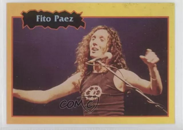 1997 Ultra Figus New Rock Cards Fito Paez #24 0a6