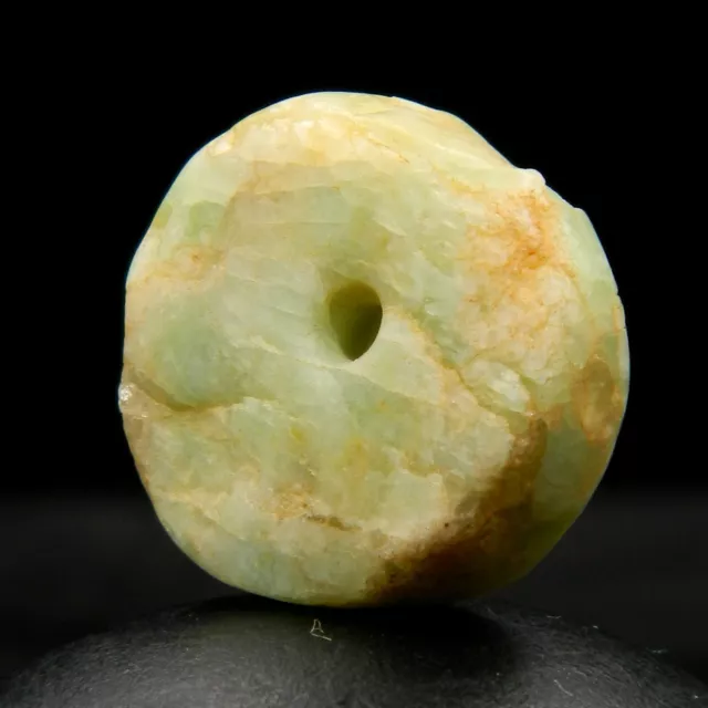 KYRA MINT - ANCIENT Amazonite BEAD - 19.7 mm large - Saharian NEOLITHIC 2