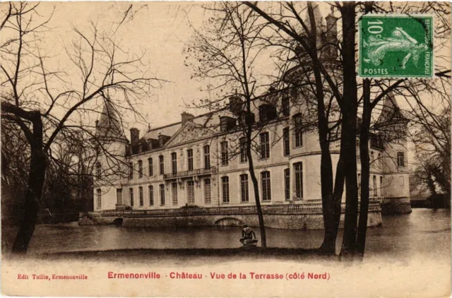 CPA Ermenonville Chateau-Vue de la Terrasse FRANCE (1014235)
