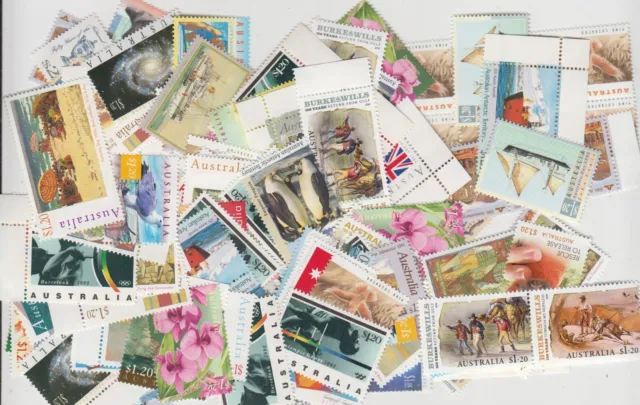 Postage stamps Australia $1.20 x 500 full gum free registered post, SAVE costs