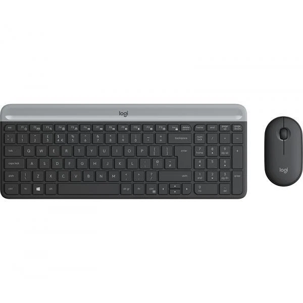 Set Tastiera E Mouse Wireless Bluestork Pack Office R2: Doppia Connettività Bluetooth/2,4 GHz, AZERTY FR Ricaricabile, 120 Ore Di Autonomia