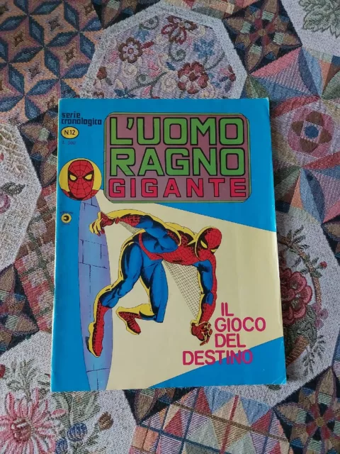 L’ Uomo Ragno Gigante Serie Cronologica Editoriale Corno N. 12 Del 1977