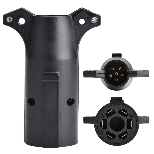 Support De Prise De Remorque, Support Universel De Connecteur De Remorque Adaptateur De Remorque Support De Protection Pour Connecteur 7-13 Broches, Bleu