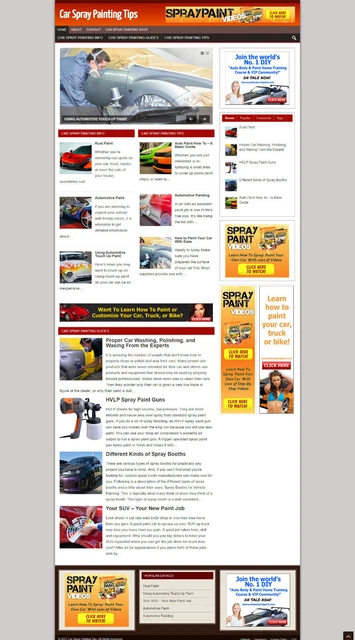 Auto Spruzzatura Punte Sito Web Affiliazione +1 Mesi Hosting & Nuovo Dominio