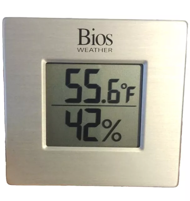 BIOS Digital Weather NEW Indoor thermometer station wireless