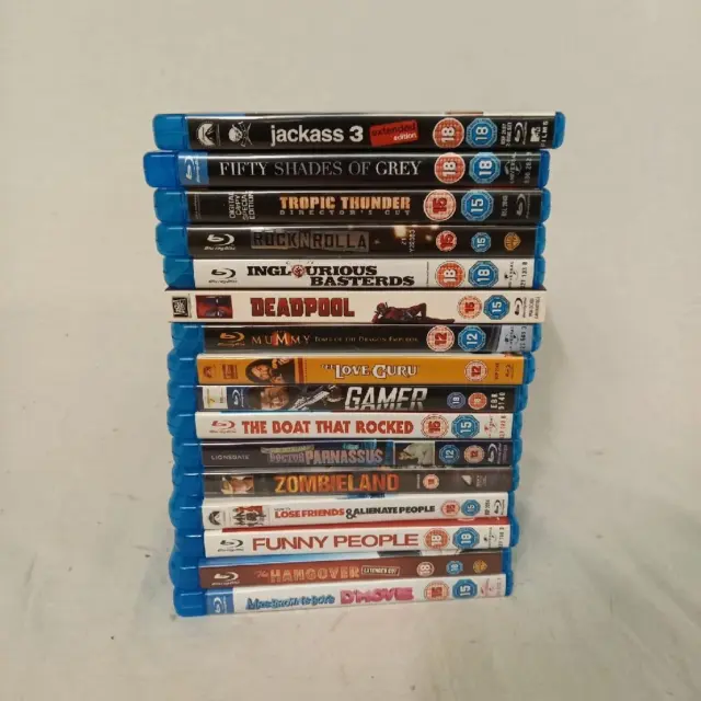 Blu-ray Bundle 2 - Adult Comedy & Action Films- 16 Movies BluRay