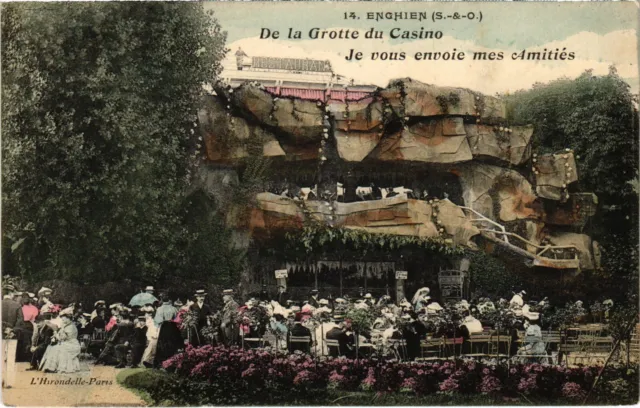 CPA Enghien les Bains De la Grotte du Casino, je vous envoie FRANCE (1308364)