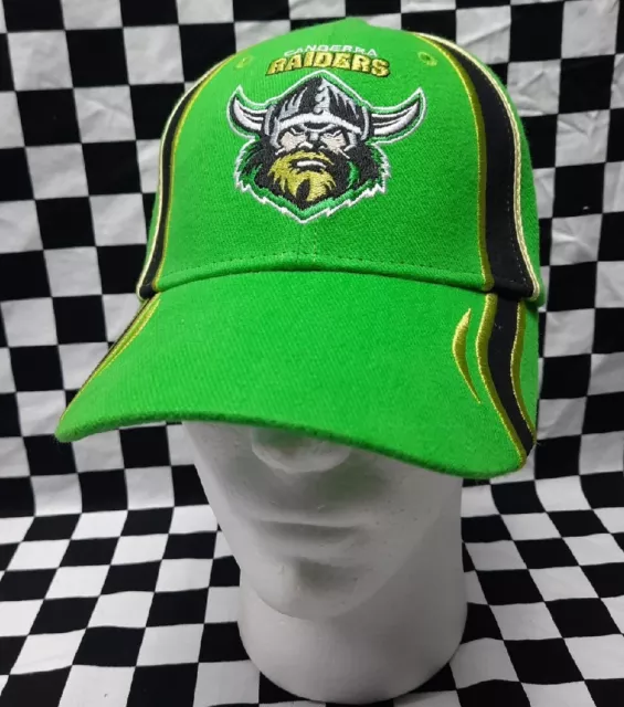 NRL Canberra Raiders 2004  -Canberra Green Hat Cap - OSFM VGC-HTF