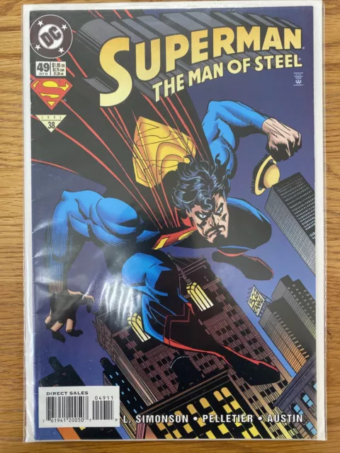 Superman: The Man Of Steel #49 October 1995 Simonson / Pelletier DC Comics