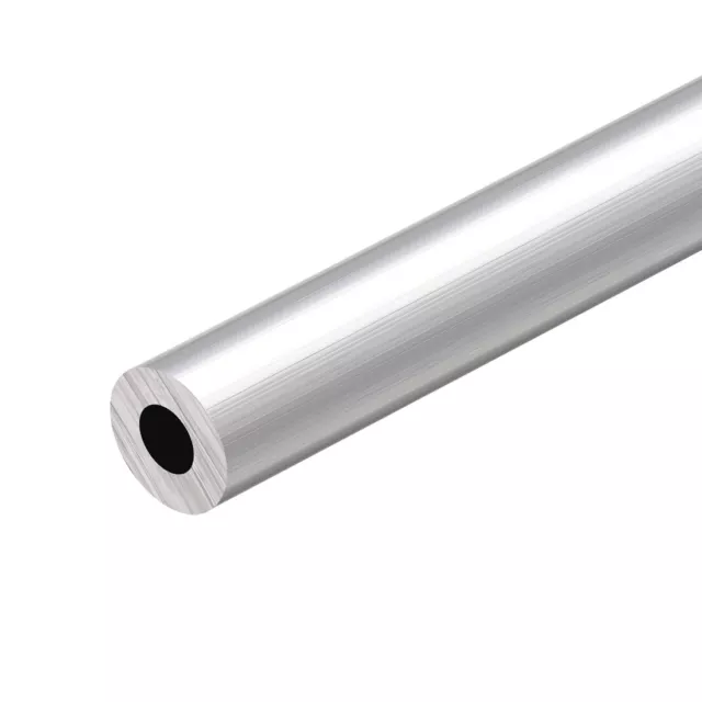 6063 Aluminum Round Tube 300mm Length 19mm OD 9mm Inner Dia Seamless Tubing