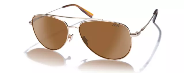 Aviator Sunglasses - ZEAL Optics Hawker - Polarized Stanless Steel Aviators