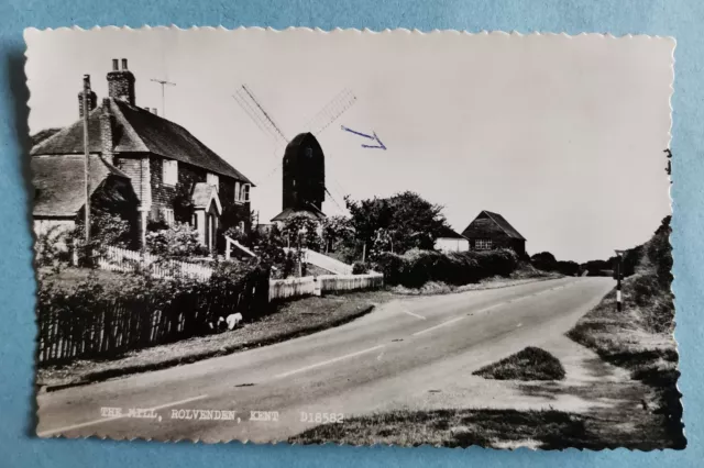 ROLVENDEN - THE MILL, NR. TENTERDEN, KENT old RP postcard