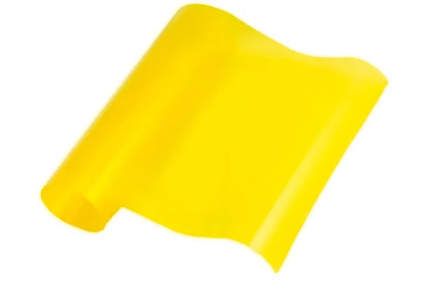 Fari gialli ORO 100 cm x 30 cm luci posteriori fendinebbia pellicola vinile tinta