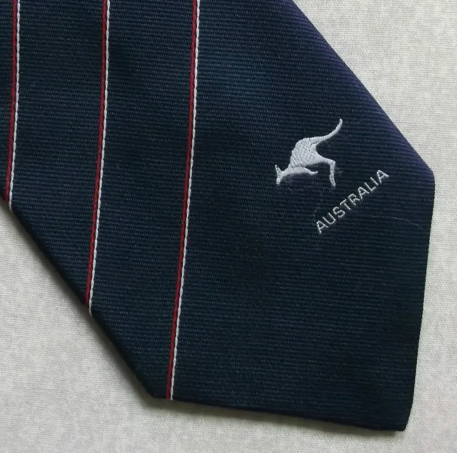 Tie Necktie Vintage Mens Retro AUSTRALIA KANGAROO