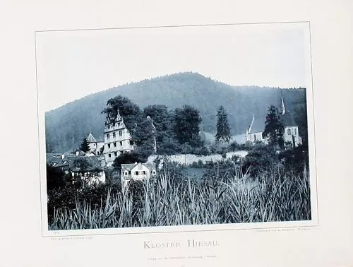 1896 - Kloster Hirsau original Fotografie  Foto photo vintage antik