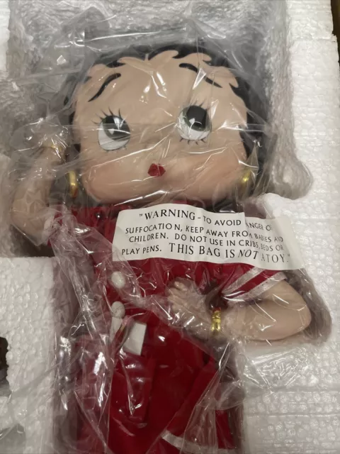 Betty Boop Coca Cola Betty’s Diner Porcelain Doll Carhop Waitress 15" Limited Ed 3