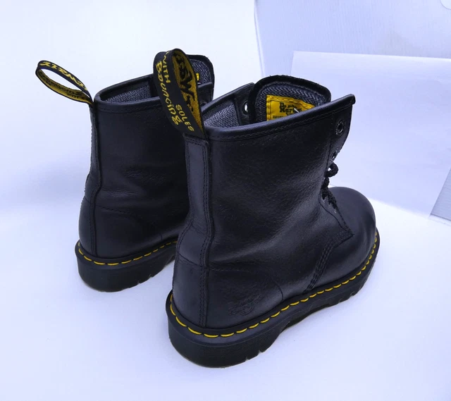 DR. MARTENS ICON 7B10 Leather Steel Toe Work Boots Men's 'Black' 12231 ...