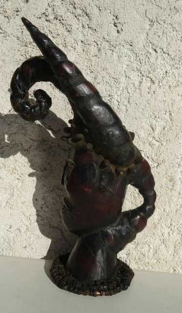 Crest mask EJAGHAM EKOI 41 cm Cameroon African Art 2